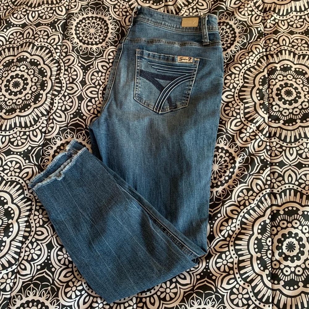 Seven 7 High Waisted Skinny Jeans